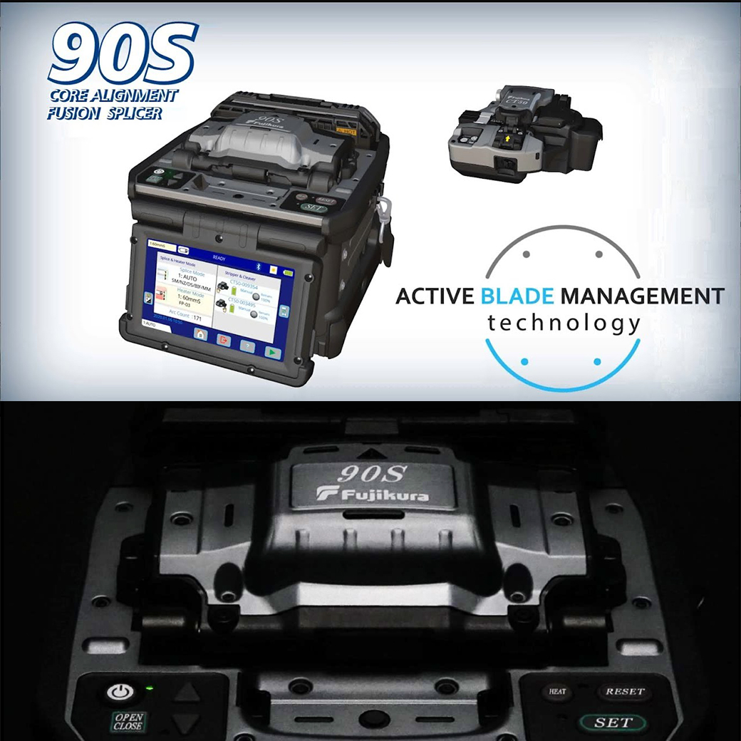 Fujikura 90S+ Fusion Splicer Core Alignment